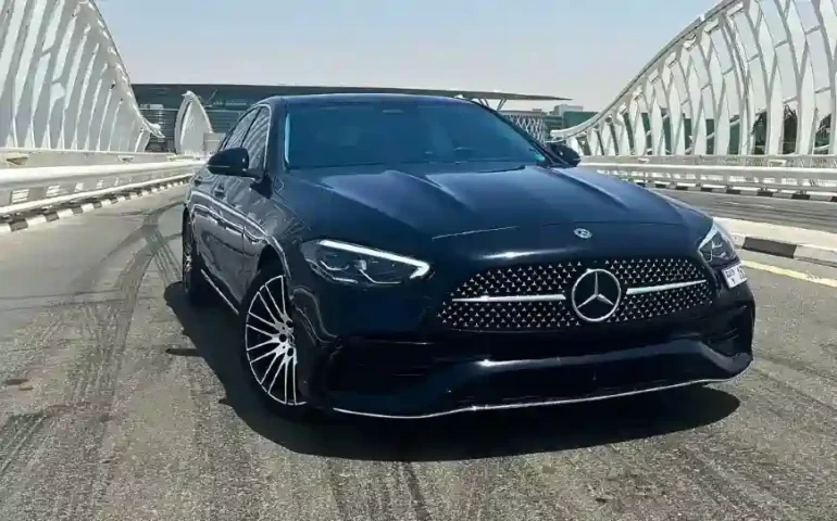 rent a Mercedes C300 Dubai