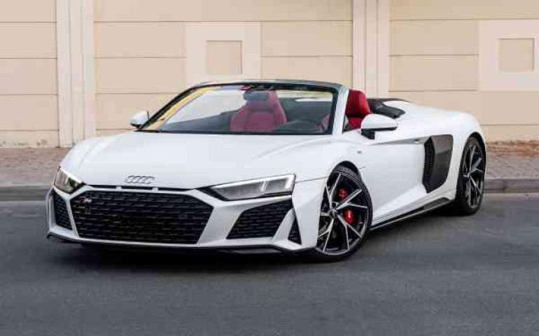 rent a Audi R8 Spider cars in dubai, Near me